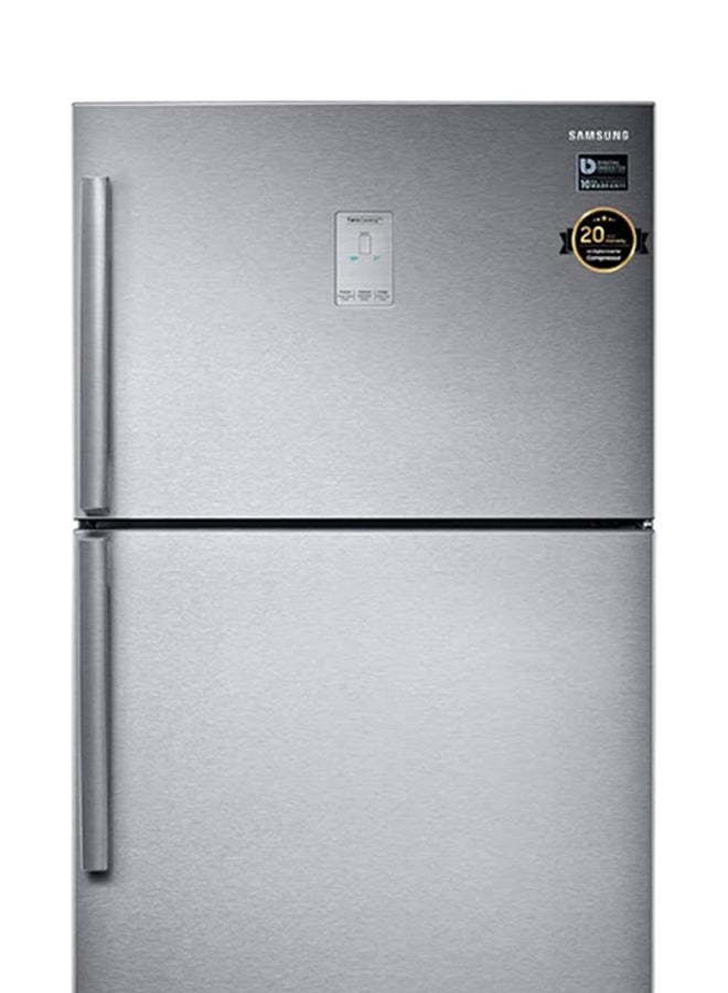 Samsung - 720 Liters Gross/ 500L Net Capactiy, Rt72K6357Sl Top Mount Double Door Refrigerator With Easy Clean Steel, Twin Cooling Plus,Digital Inverter Compressor (RT50K6357SL) RT72K6357SL Silver - Image 1