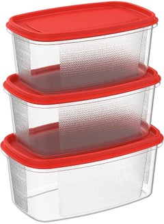 Food Storage Pack Of 4 Oval Containers Red - pnsku/N30505196A/45/_/1728978172/a81c55f7-bd46-43b3-a8a3-00e83a7acf23