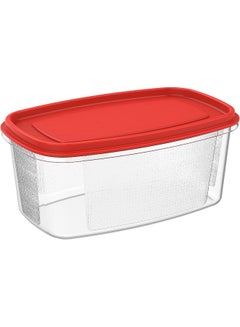 Cosmoplast Plastic Food Savers Oval Containers Set Red  - Image 4