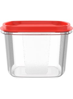 Cosmoplast Plastic Food Savers Oval Containers Set Red  - Image 3