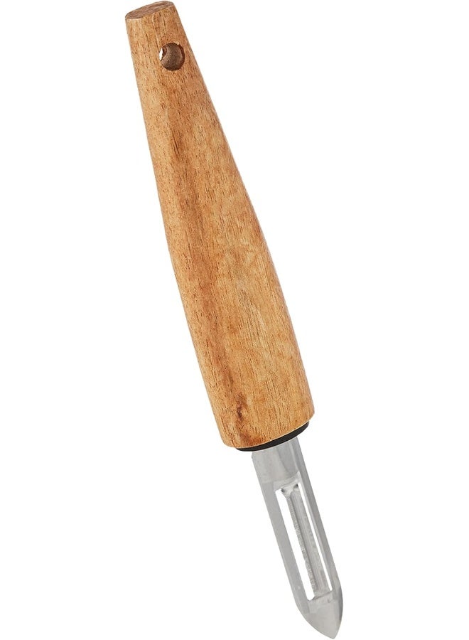Natural Life Stainless Steel Peeler Silver/Brown - Image 3