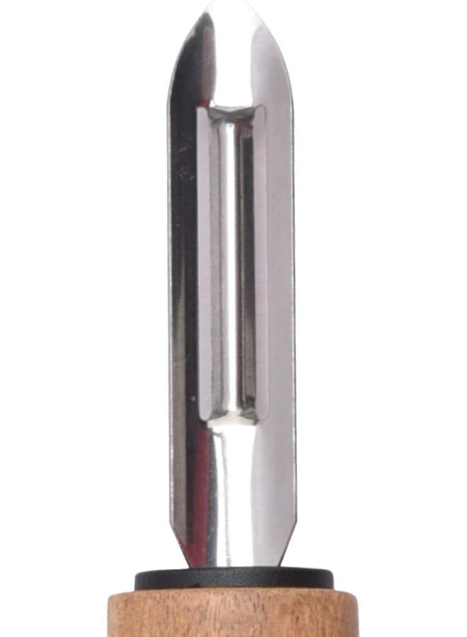 Natural Life Stainless Steel Peeler Silver/Brown - Image 5