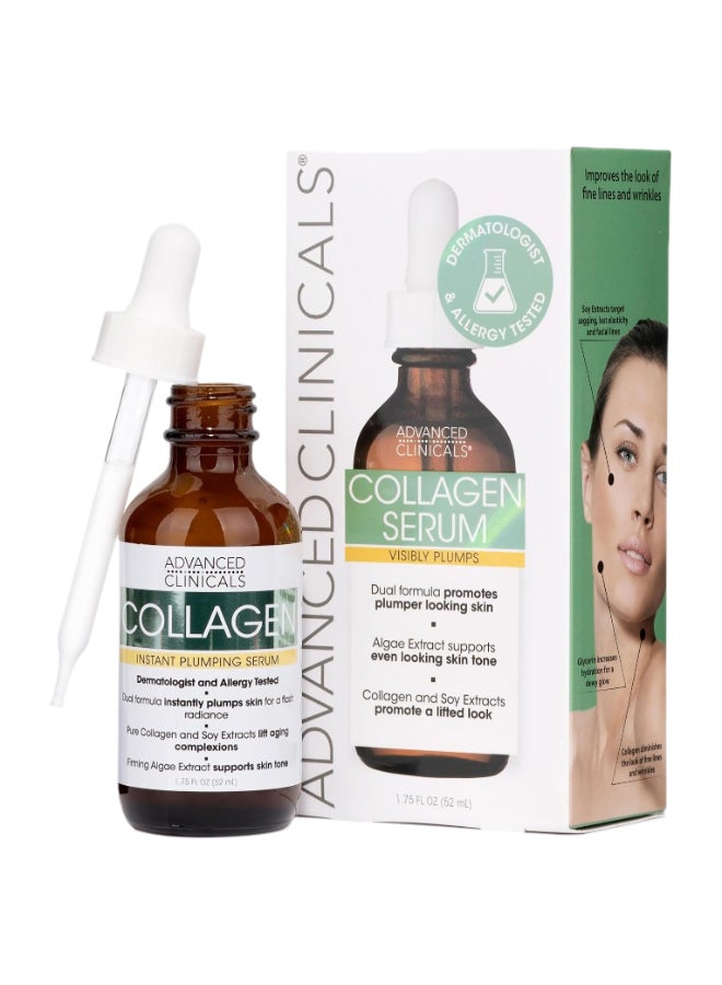Advance clinicals Collagen Instant Plumping Serum 52ml  - Image 1