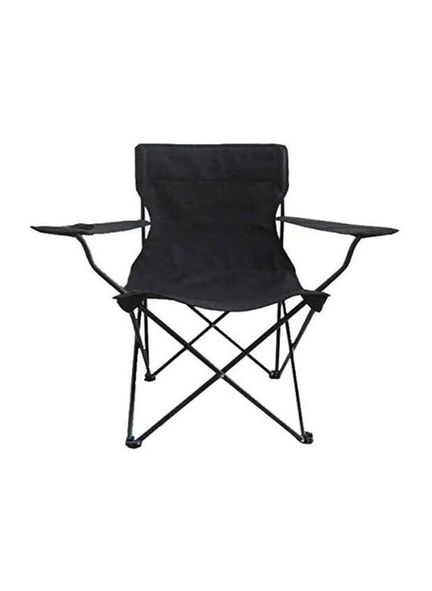Foldable Beach And Garden Chair 49x49x80 cm Black - Image 3