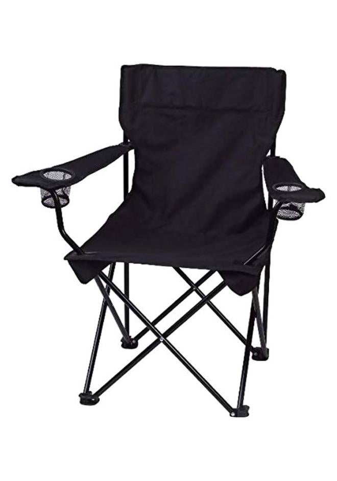 Foldable Beach And Garden Chair 49x49x80 cm Black - Image 1