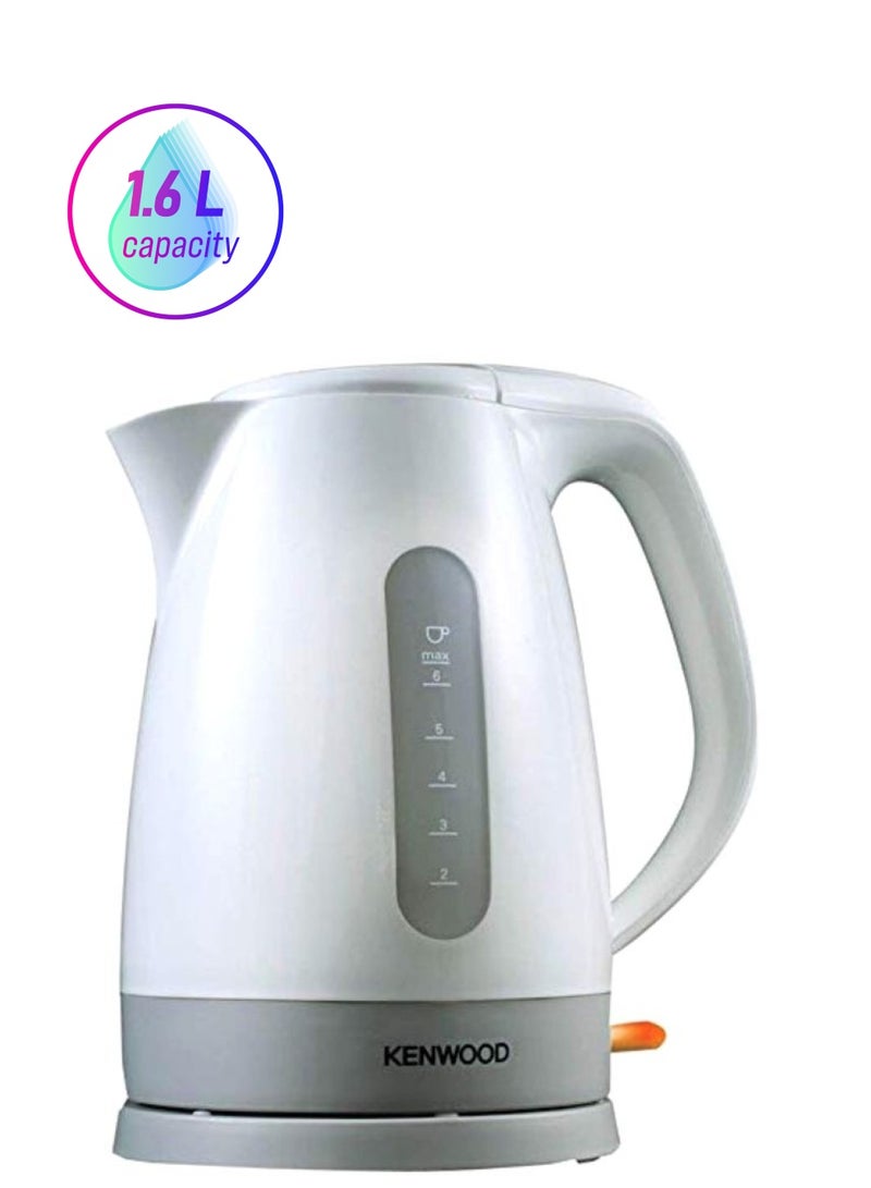كينوود غلاية السماوفار الكهربائية بقدرة 1800 وات dlc-3092 أبيض/فضي 1.6 L 3000 W OWJKP28001 أبيض 