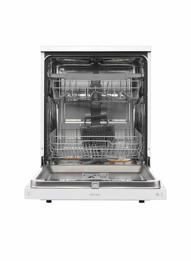 إل جي غسالة أطباق بـ 14 موضعاً للأطباق 9.6 L 0 W DFB425FW أبيض - Image 2