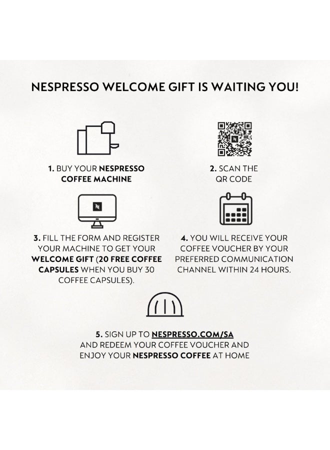 ماكينة صنع القهوة فيرتو بلس 1300 W GCB2-GB-BK-NE1/...