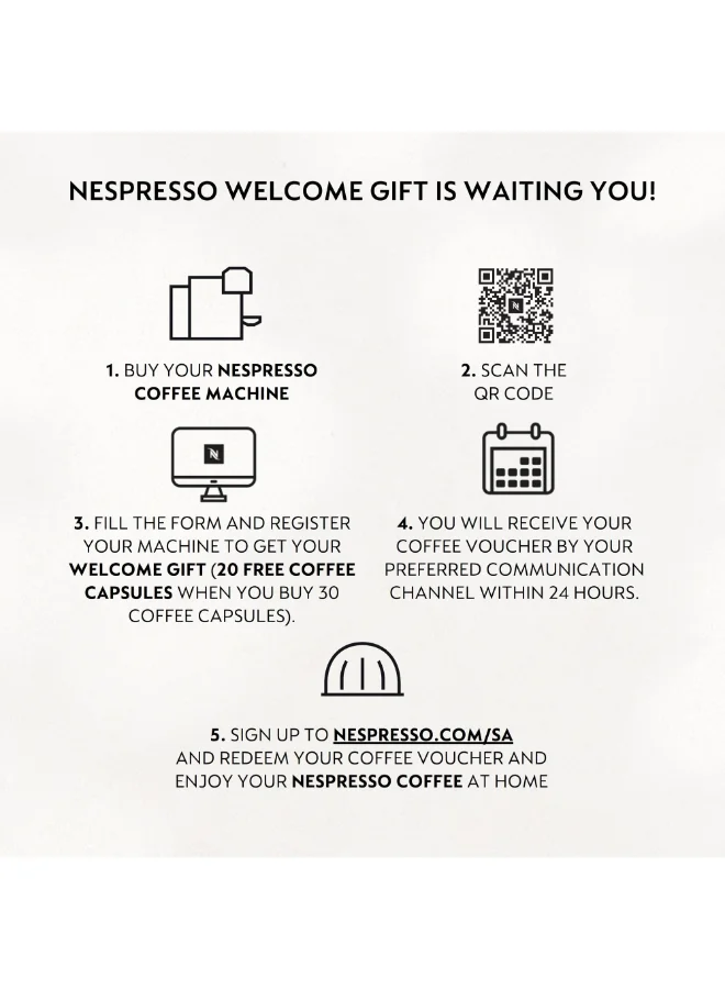 Nespresso Vertuo Plus Machine 1300 W GCB2-GB-BK-NE1/ GCB2-GB-BK-NE2 Black