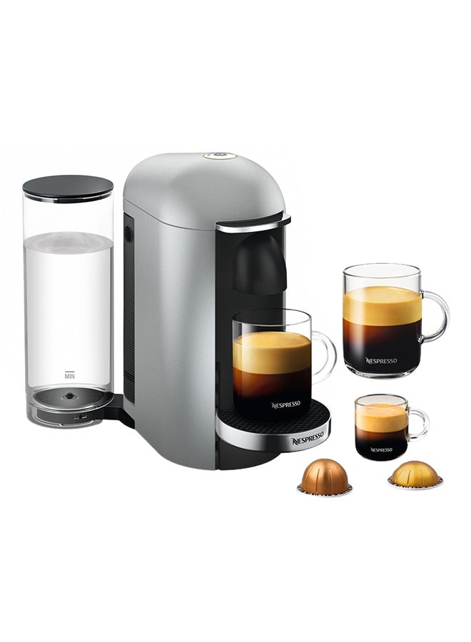 Nespresso Vertuo Plus Silver, Coffee Machine 1260 W GCB2-GB-SI-NE1 Silver 