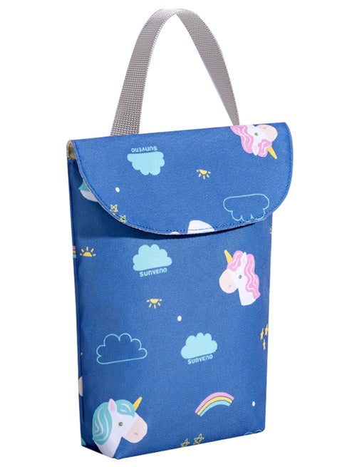 Diaper Organizer Wet And Dry Bag - Unicorn