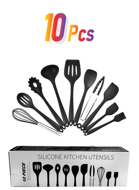 10-Piece Cooking Utensil Set Black