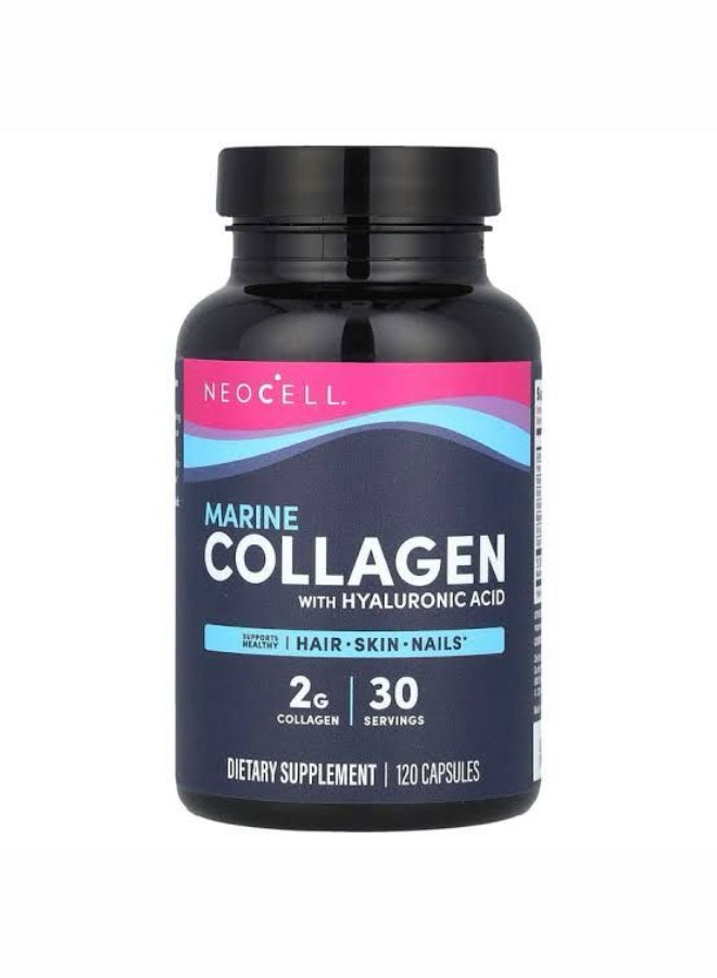 NEOCELL - Marine Collagen Dietary Supplement - 120 Capsules - Image 1