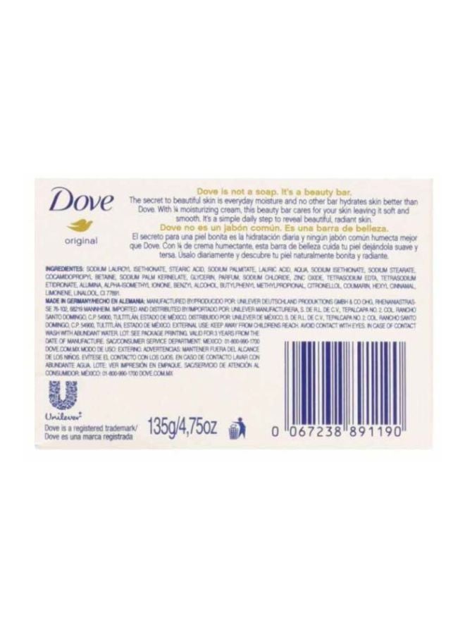 Dove 12-Piece Original Beauty Soap Bar White 135grams - Image 3