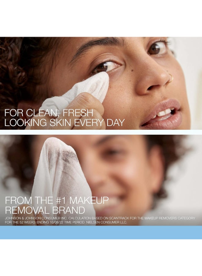 Neutrogena - Makeup Remover Ultra-Soft Cleansing Towelettes, 20 Counts 7.4 x 7.2inch - Image 1