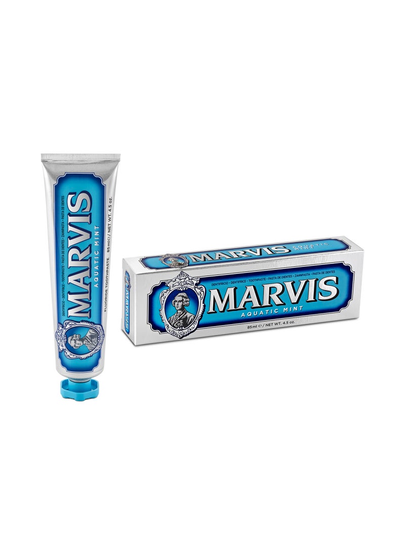 Marvis Aquatic Mint Toothpaste Aquatic Mint 85ml - Image 1