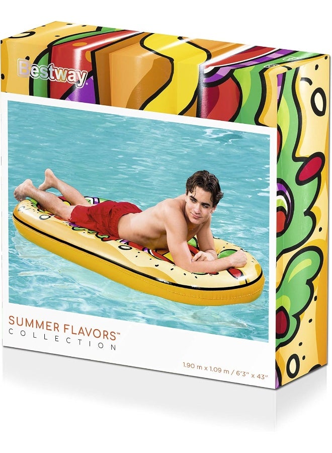 6'3" X 43" Hot Dog Pool Lounge 24cm