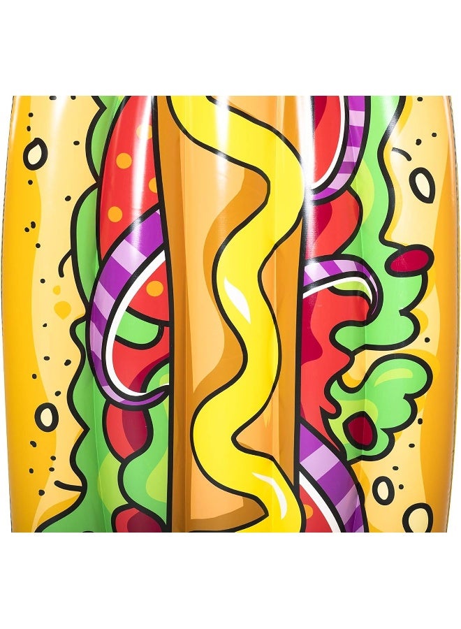 6'3" X 43" Hot Dog Pool Lounge 24cm