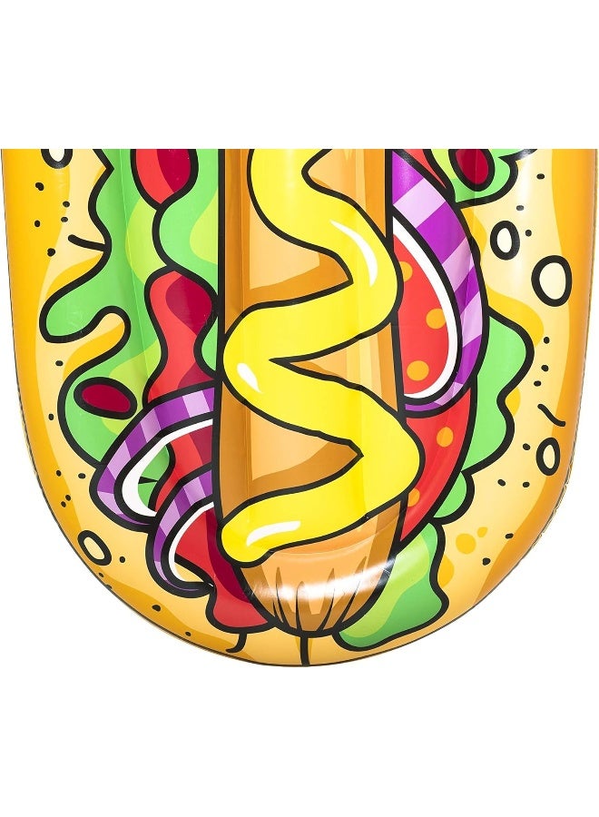 6'3" X 43" Hot Dog Pool Lounge 24cm