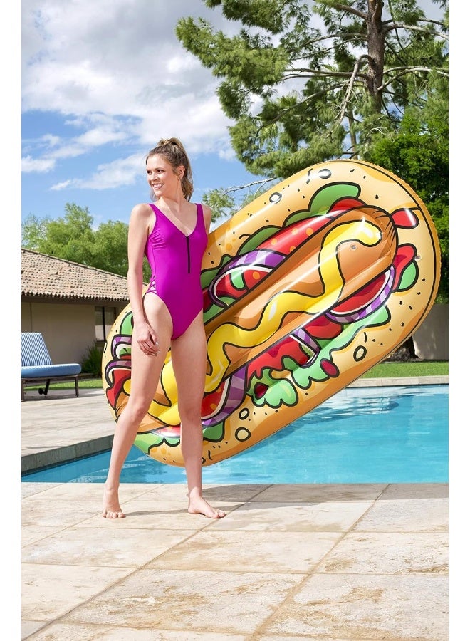 6'3" X 43" Hot Dog Pool Lounge 24cm