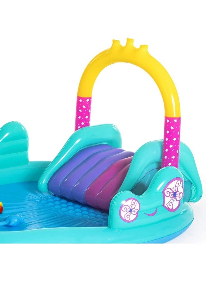 Bestway 9' X 6'6" X 54" Magical Unicorn Carriage Play Center  - Image 4