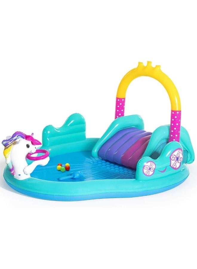 9' X 6'6" X 54" Magical Unicorn Carriage Play Center