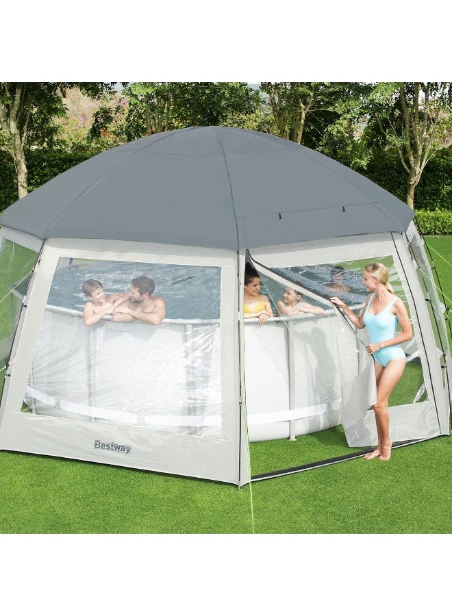 Bestway Flowclear Round Pool Dome 6x6x2.95m 6x6x2.95meter - Image 2