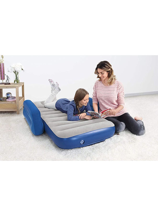 Bestway Pavillo Airbed Blue/Grey 145x76x18cm - Image 2