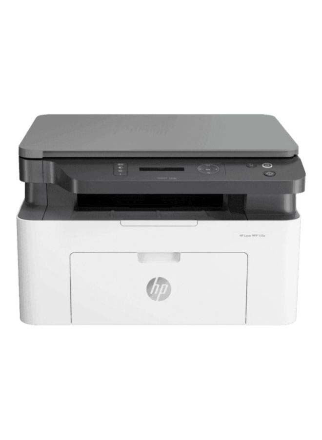 HP Laser MFP 135a Print/Copy/Scan/Multi-Functional All in One Office Printer [4ZB82A] White - Image 1