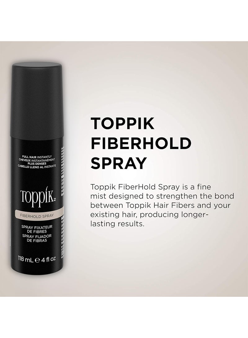 Toppik Fiber Hold Spray Precision Mist to Lock Hair Fibers in Place, Water-Resistant, Long-Lasting Styling Solution, Perfect Hair Holding Solution for Men & Women 118ml - Image 2