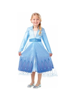 Disney Official Disney Frozen 2, Elsa Premium Dress, Childs Costume, Size Large Age 7-8 Years  - Image 1