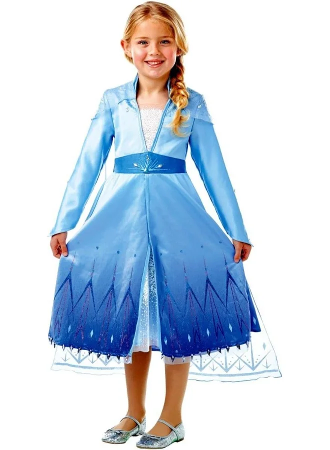 Disney Official Disney Frozen 2, Elsa Premium Dress, Childs Costume, Size Large Age 7-8 Years