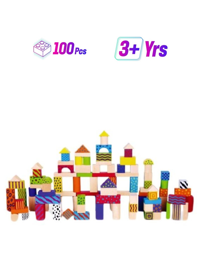Viga 59696 100-Piece Building Block Set 100 3+ Years - Image 1