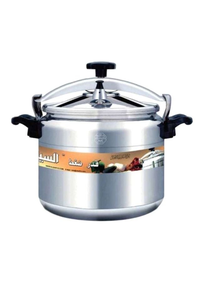 Alsaif Aluminum Pressure Cooker Silver 12.0Liters 