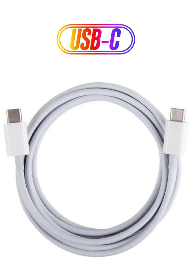 Micro USB Type-C Data Sync And Charging Cable White - Image 1