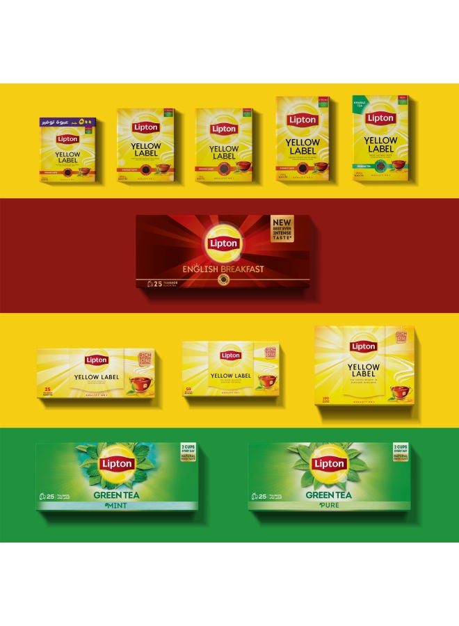 Lipton - Black Tea with sun dried tea leaves, Loose, For a rich natural taste, 40grams - Image 1