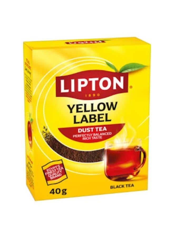 Lipton Black Tea with sun dried tea leaves, Loose, For a rich natural taste, 40grams - Image 1