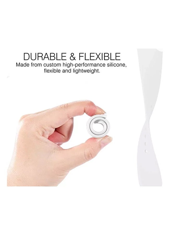 Generic - Replacement Band For Apple Watch Series 1/2/3/4 38mm White - Image 1