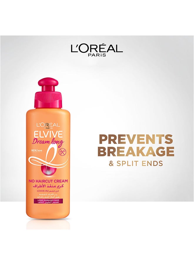 L'OREAL PARIS Elvive, Leave-in-cream, Strengthening And With Heat Protection, Dream Long No Haircut Cream Multicolour 200ml - Image 2