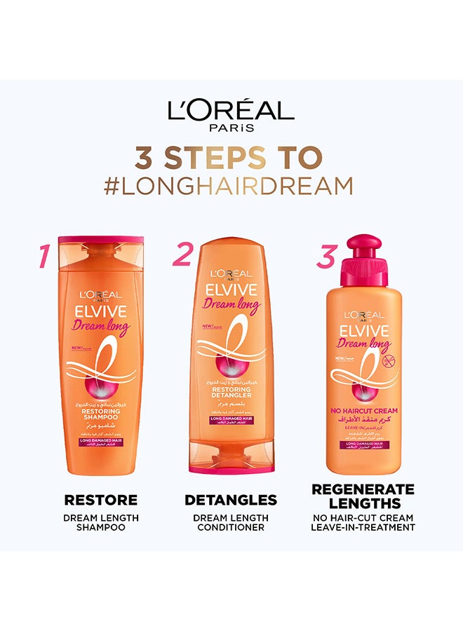 L'OREAL PARIS Elvive, Leave-in-cream, Strengthening And With Heat Protection, Dream Long No Haircut Cream Multicolour 200ml - Image 5
