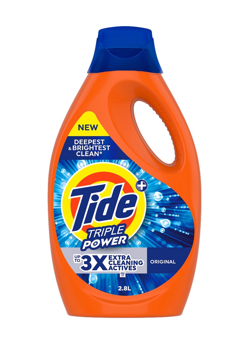Tide Triple Power Original Liquid Detergent 2.8Liters - Image 1