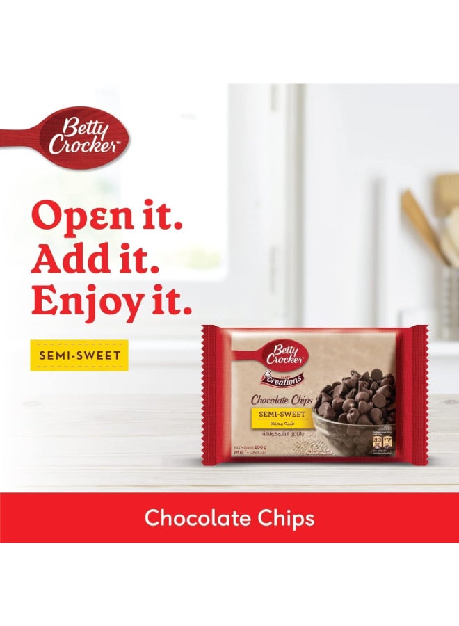 Betty Crocker - Semi Sweet Chocolate Chips 200grams - Image 1