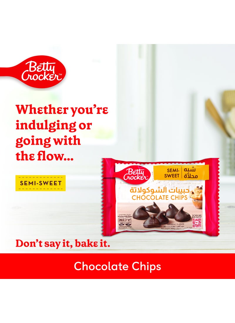 Betty Crocker Semi Sweet Chocolate Chips 200grams - Image 2