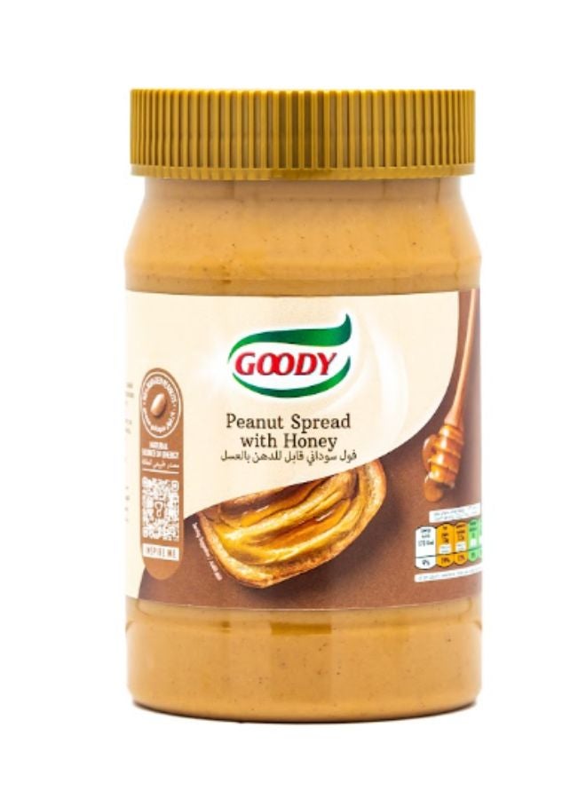 قودي  زبدة الفول السوداني ممزوجة بالعسل 510جرام