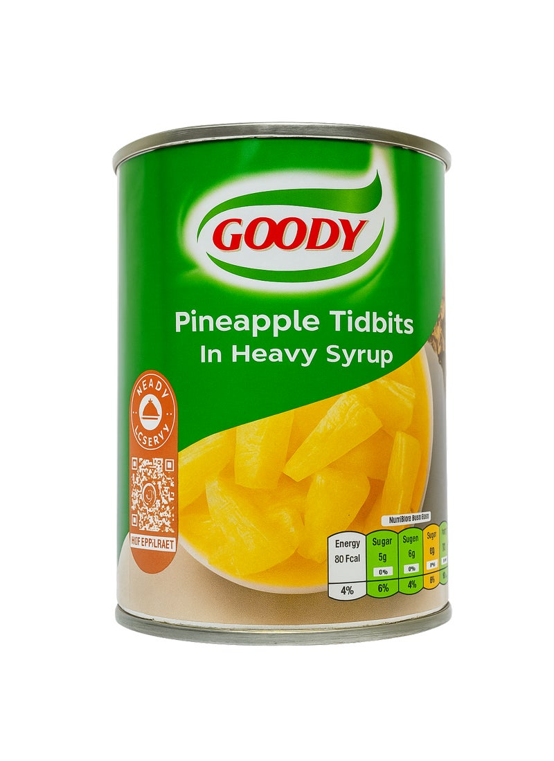 Pineapple Tidbits In Heavy Syrup 567grams