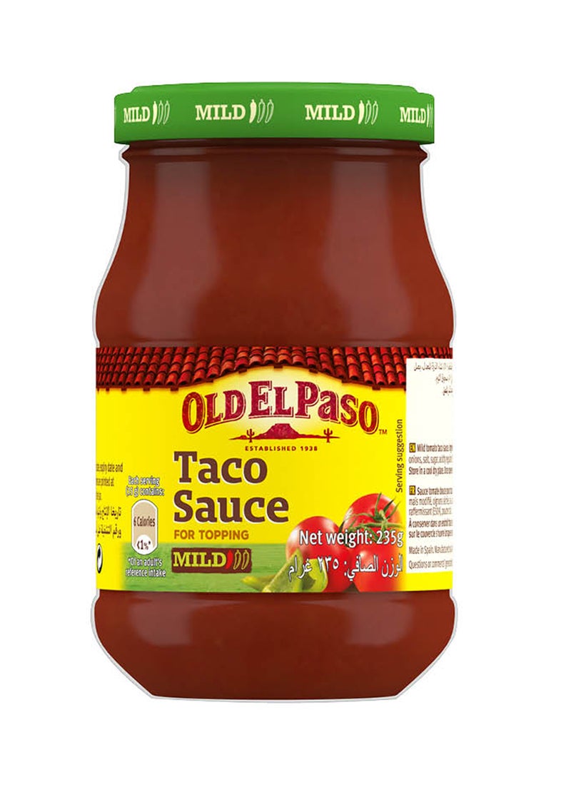 Old El Paso Taco Sauce Mild For Topping 235grams - Image 1