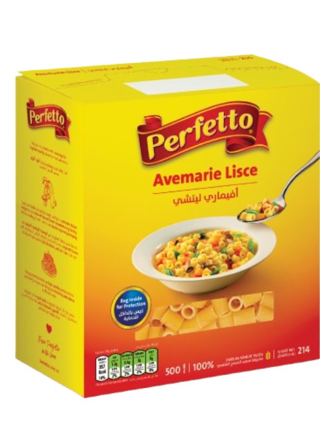Perfetto Ave Mari Lisce Pasta No.214 500grams - Image 1