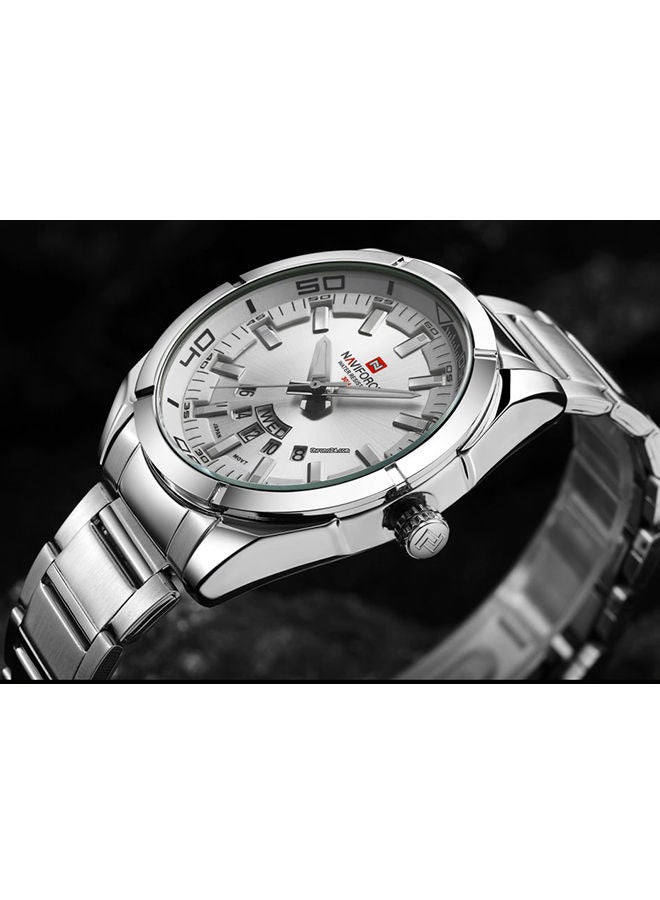 NAVIFORCE Men's Stainless Steel Analog Wrist Watch NF9038 - Image 3
