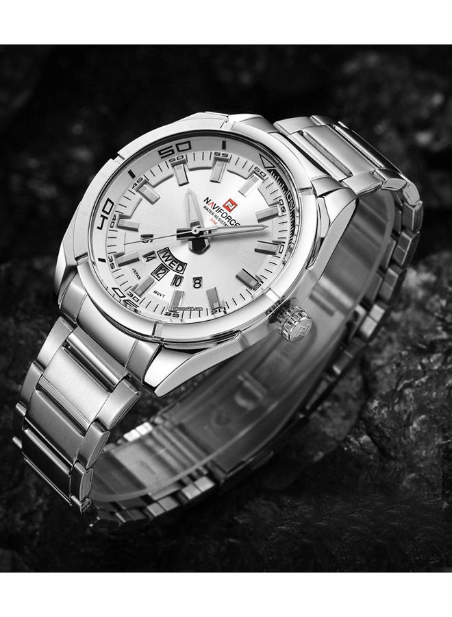 NAVIFORCE Men's Stainless Steel Analog Wrist Watch NF9038 - Image 4