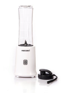 Personal Blender Smoothie Blender/Smoothie Maker, Copper Motor, Tritan Smoothie 2Go Bottle And Lid, Ice Crush Function 600 ml 250 W MT-X04 White/Clear